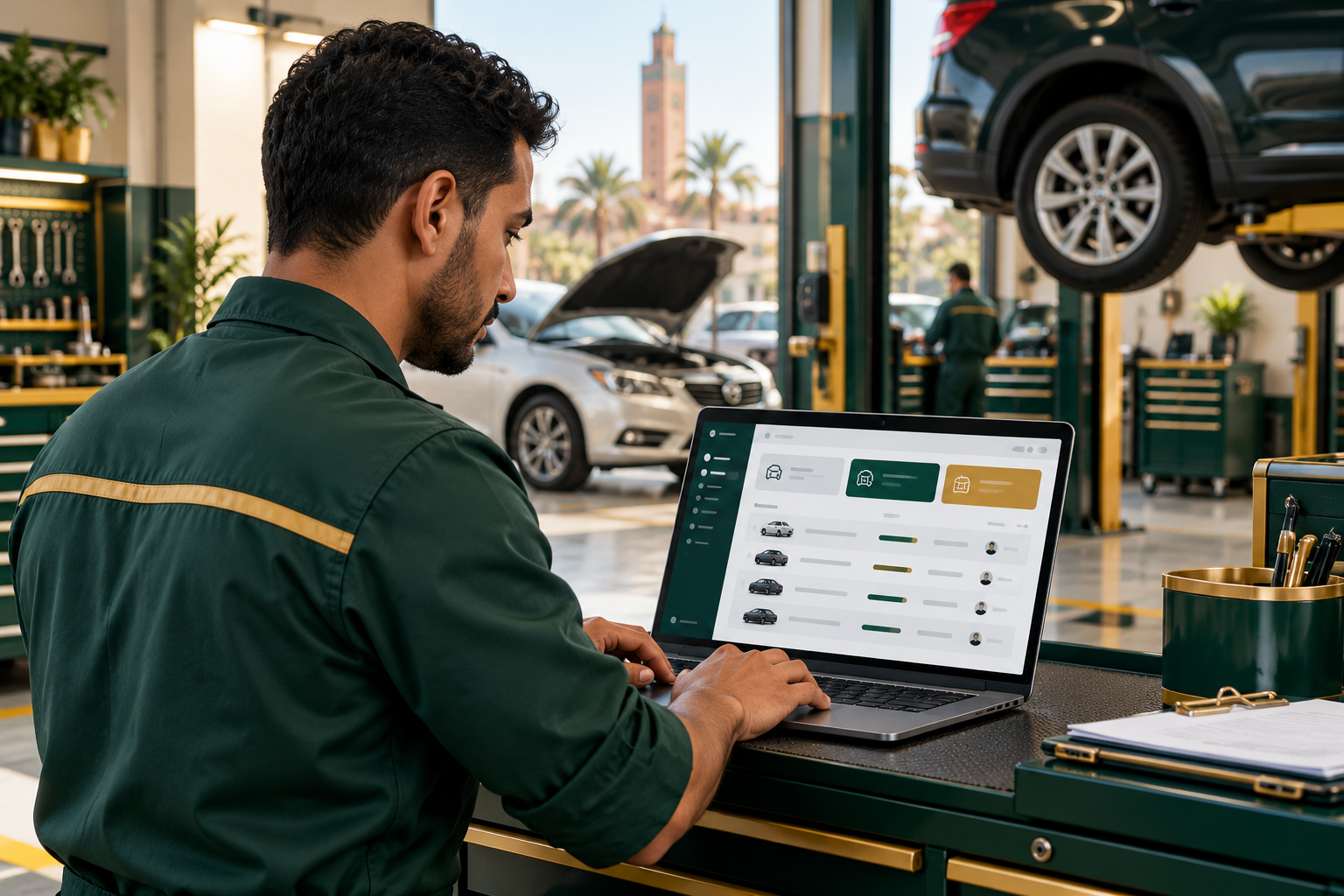 برنامج تسيير الكراجات