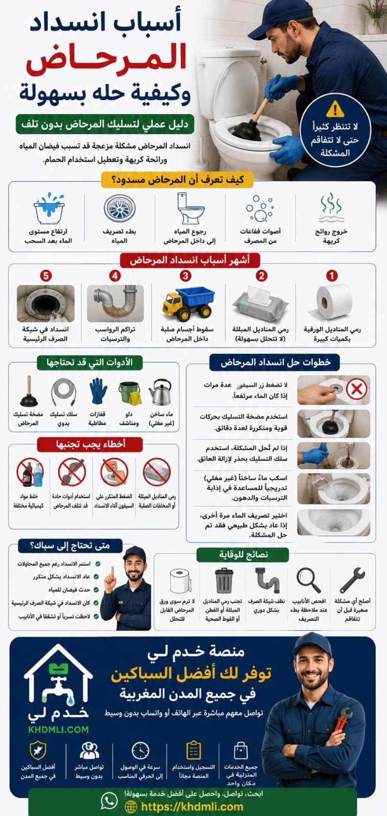 أسباب انسداد المرحاض وكيفية حله بسهولة دون إتلاف شبكة الصرف

يُعتبر ان...