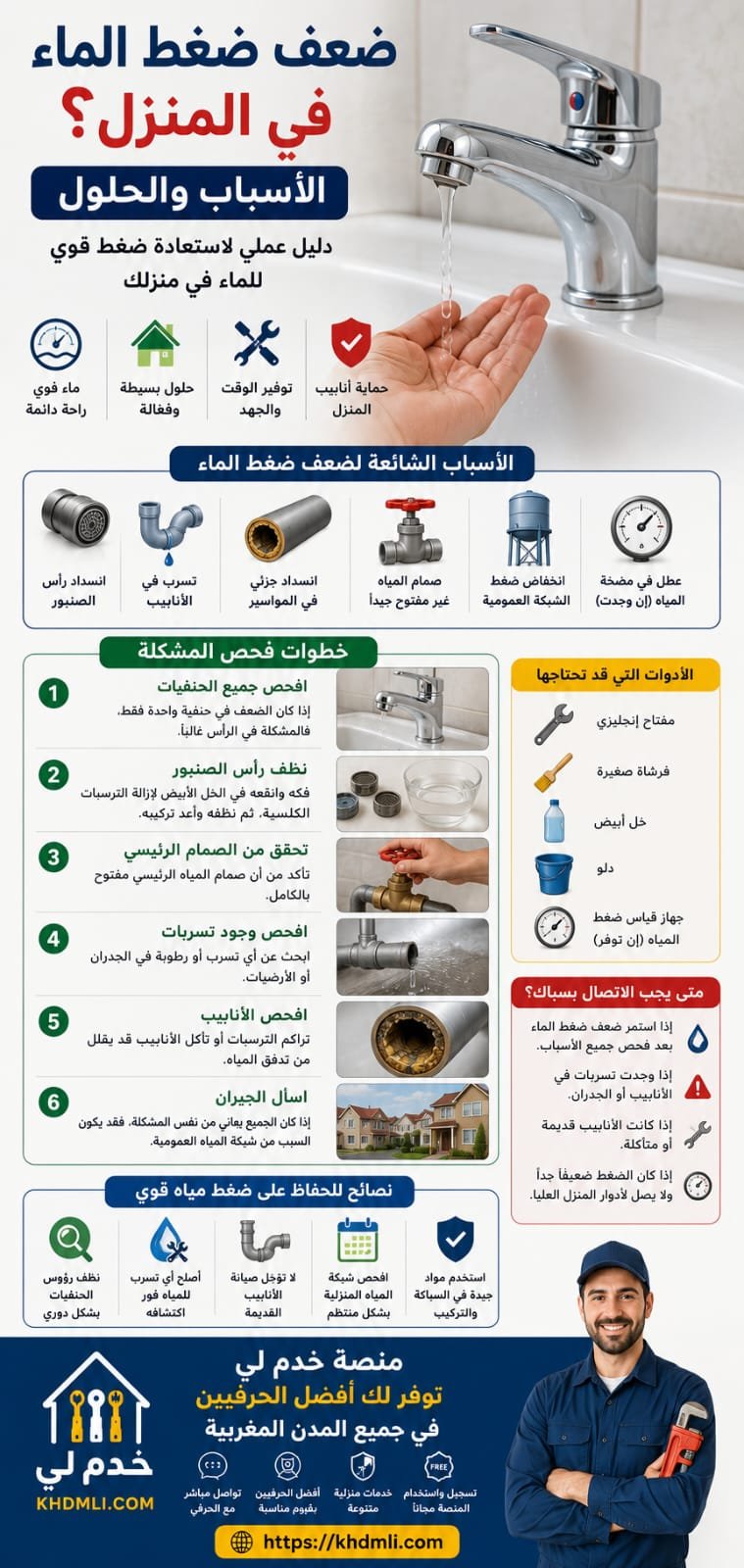 أسباب ضعف ضغط الماء في المنزل وكيفية حلها

يُعد ضعف ضغط الماء من المشا...