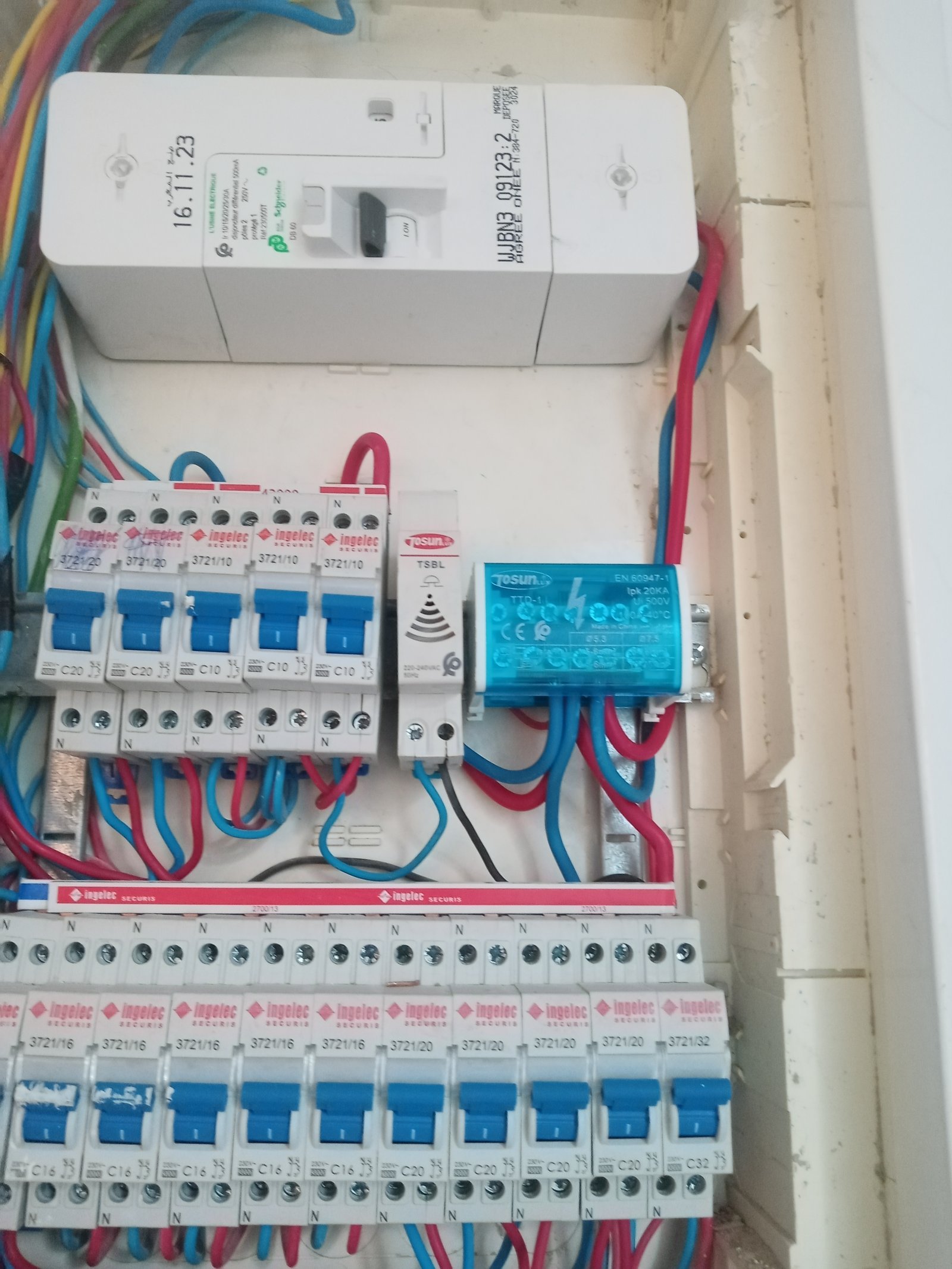 Installation tableau électrique